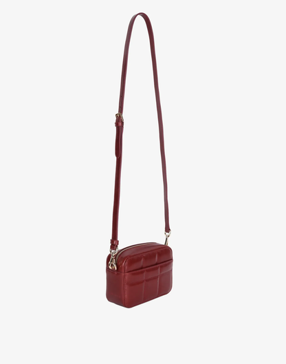 Luxe Camera Bag Red Quilt