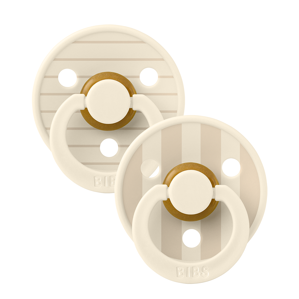 Bibs Pacifier 2 Pack - Ivory Vanilla Mix