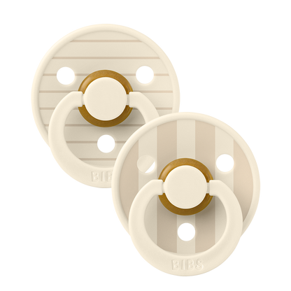 Bibs Pacifier 2 Pack - Ivory Vanilla Mix