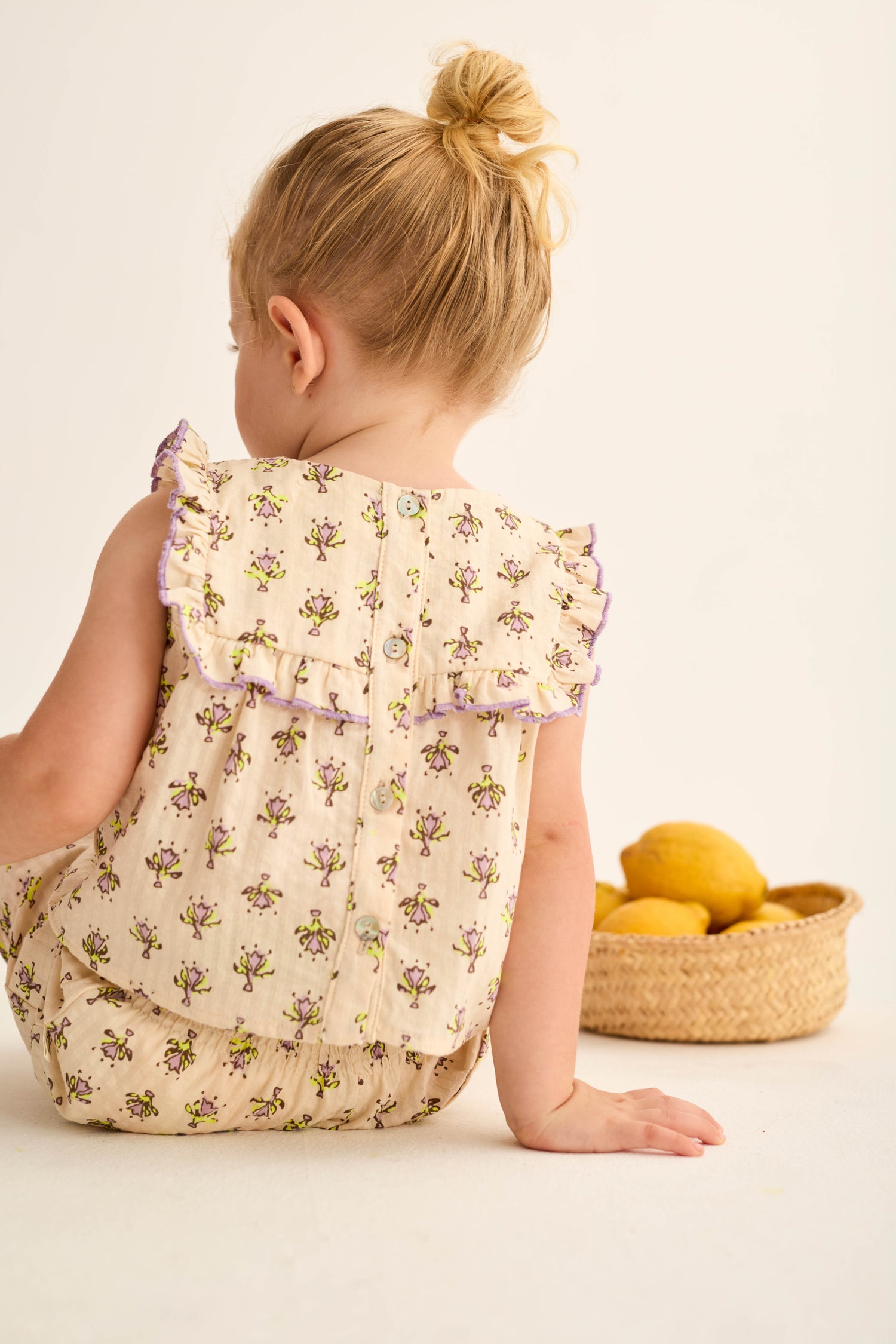 Indiana Flower Print Baby Set