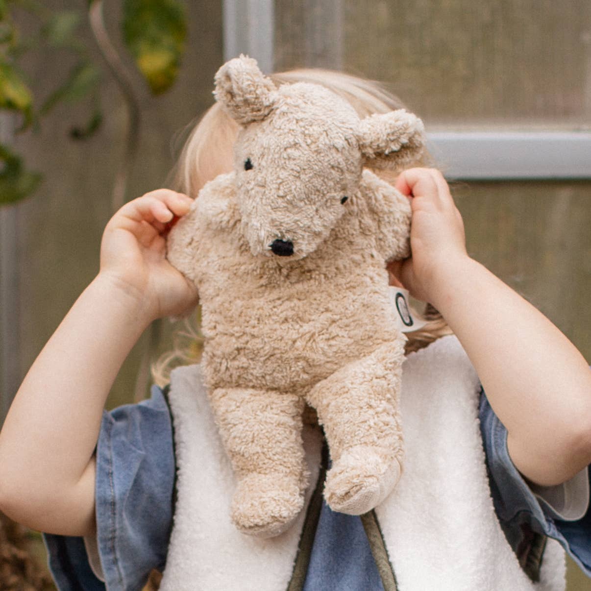 Cuddly Animal Bear - Linen
