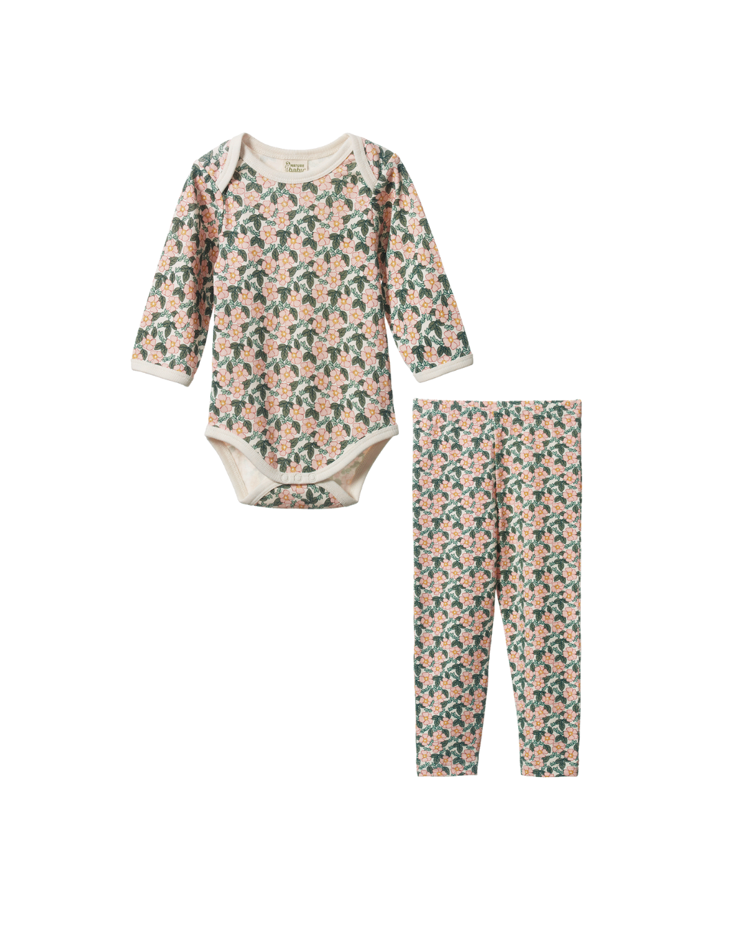 Garland Print Bodysuit &amp; Leggings Set