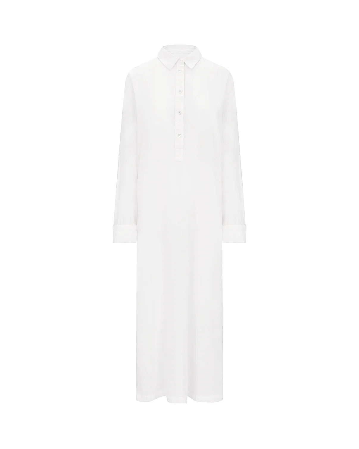 The Maxi Shirt - Cotton White