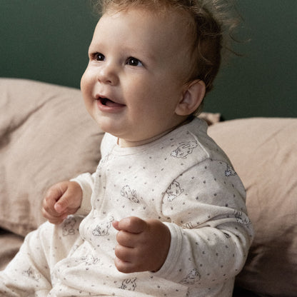 Cotton Stretch and Grow - Burrow Sleep Print