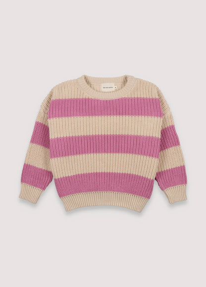 Myra Jumper Natural &amp; Iris Lilac Stripes