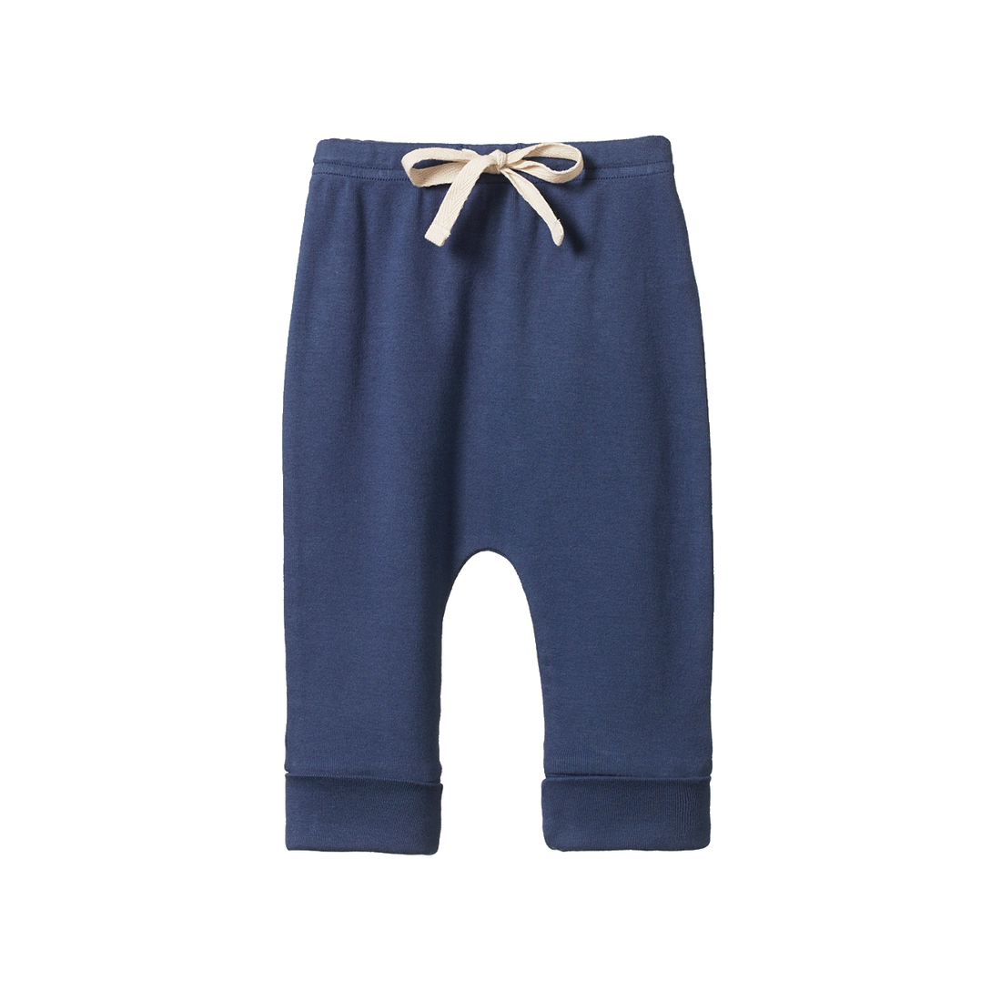 Cotton Drawstring Pants - Vintage Indigo