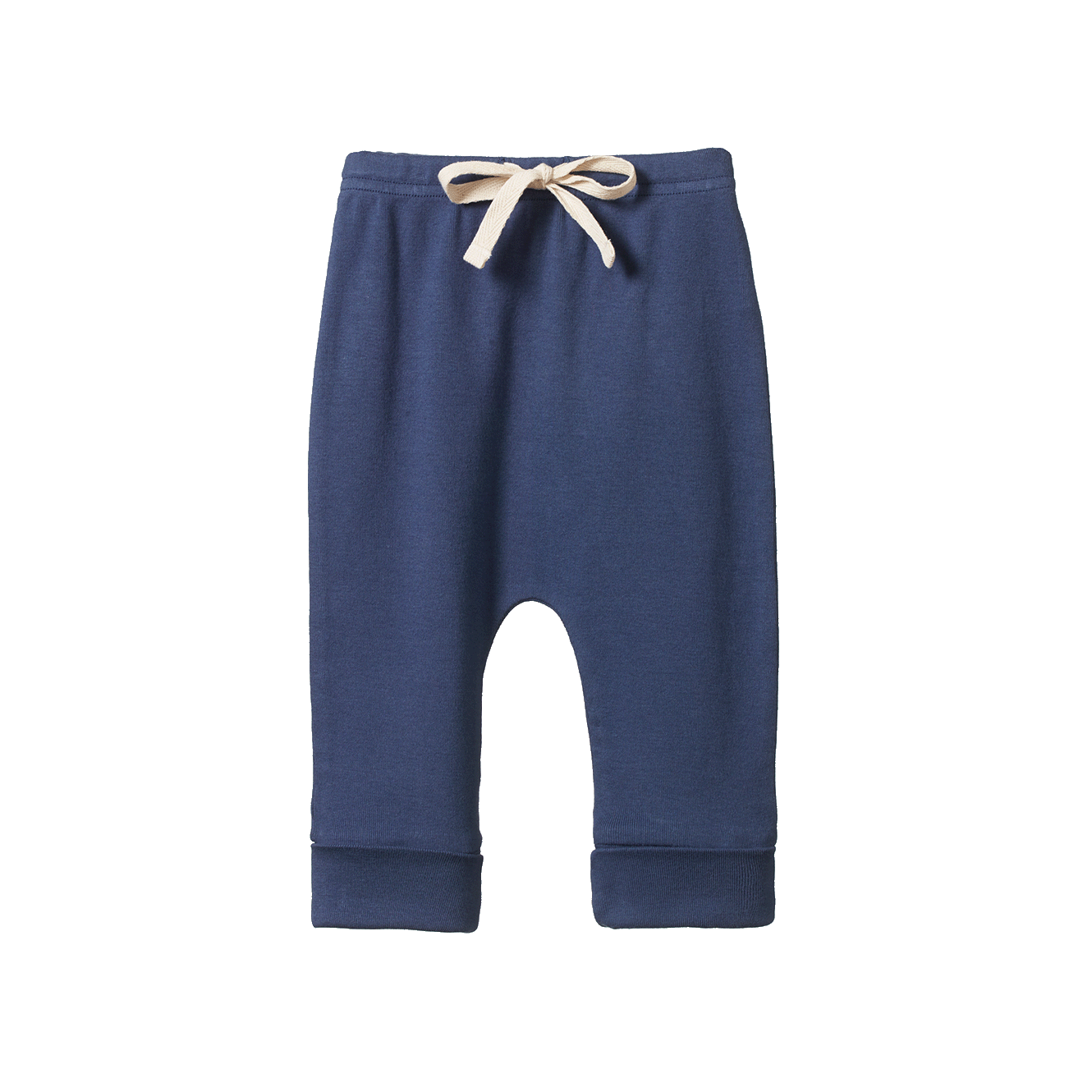 Cotton Drawstring Pants - Vintage Indigo