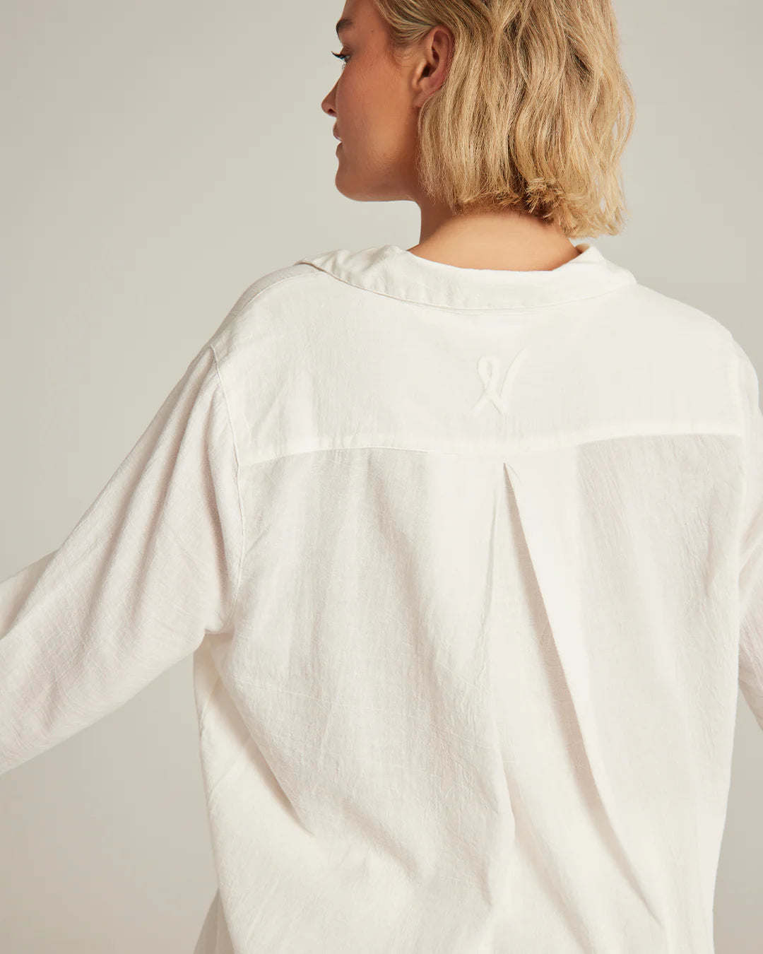 The Midi Shirt - Cotton White