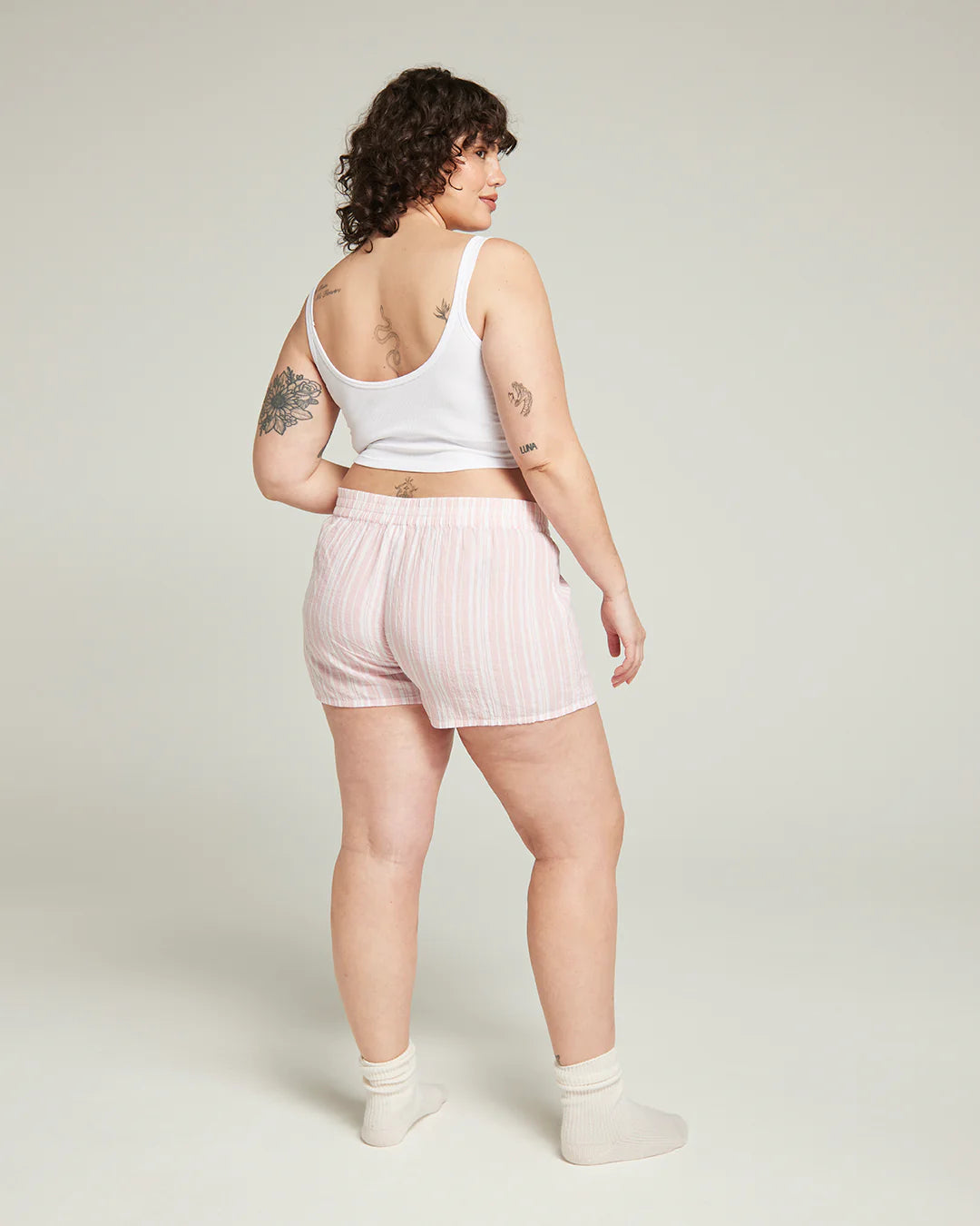 The Classic Boxer - Fondant Pink Stripe