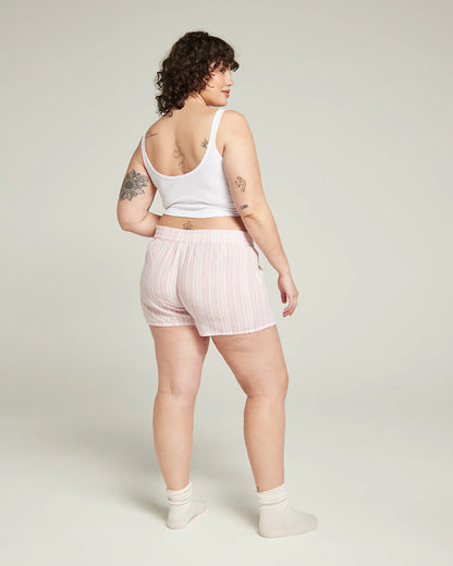 The Classic Boxer - Fondant Pink Stripe