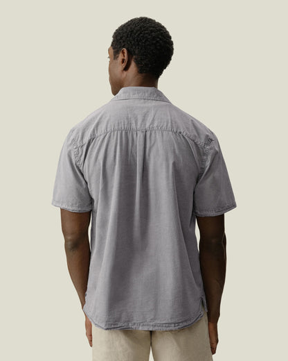 Air Cotton Camp Shirt - Silver