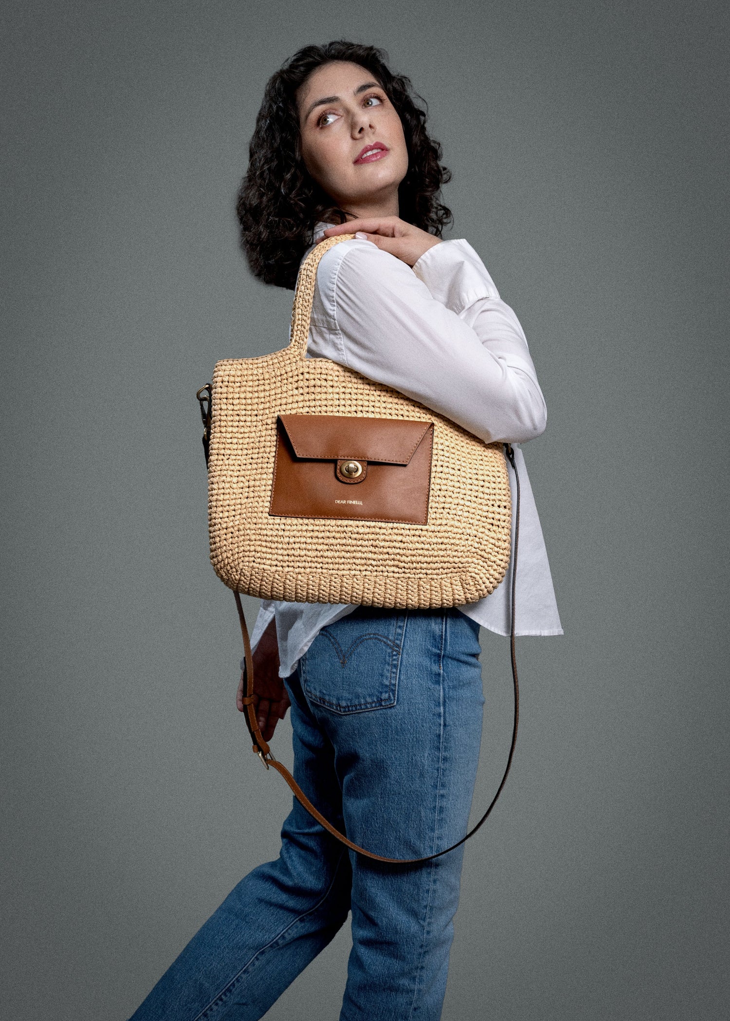 The LIDO Straw Tote Bag
