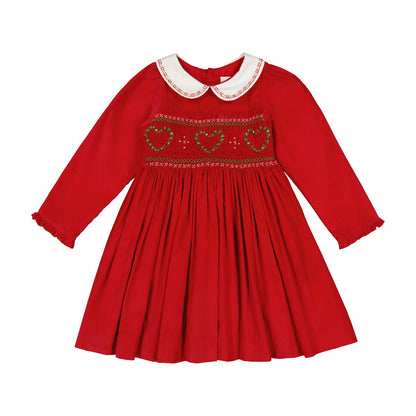 Sarah Ruby Smocked Dress