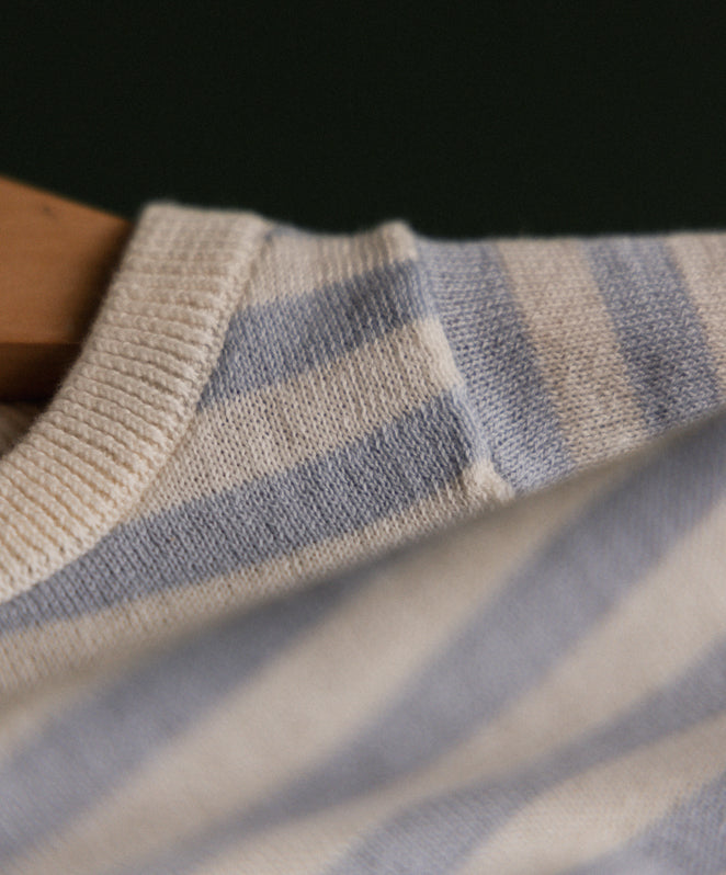 Ren Bodysuit - Celestial Blue Sea Stripe