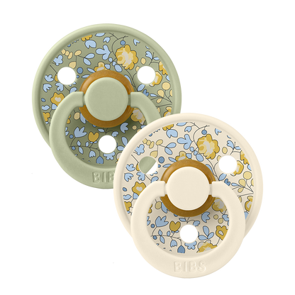 Bibs Pacifier x Liberty 2 Pack Eloise - Sage Mix