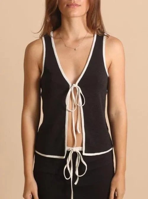 Sofia Top - Charcoal