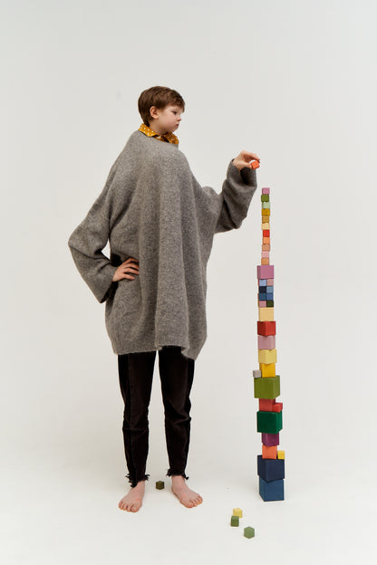 Big Triple Cubes Set Colorful