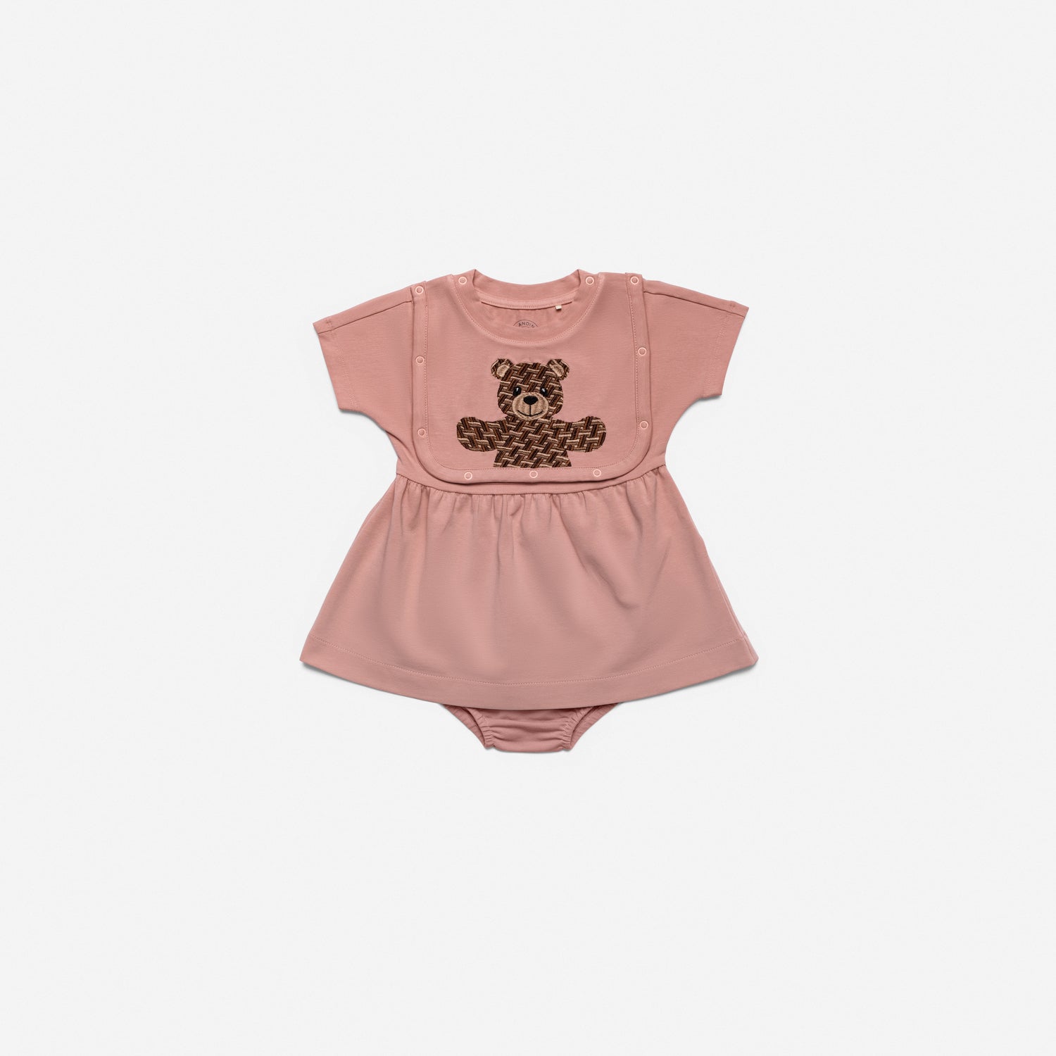 Baby Dress Olandino Bear Embroidery Set
