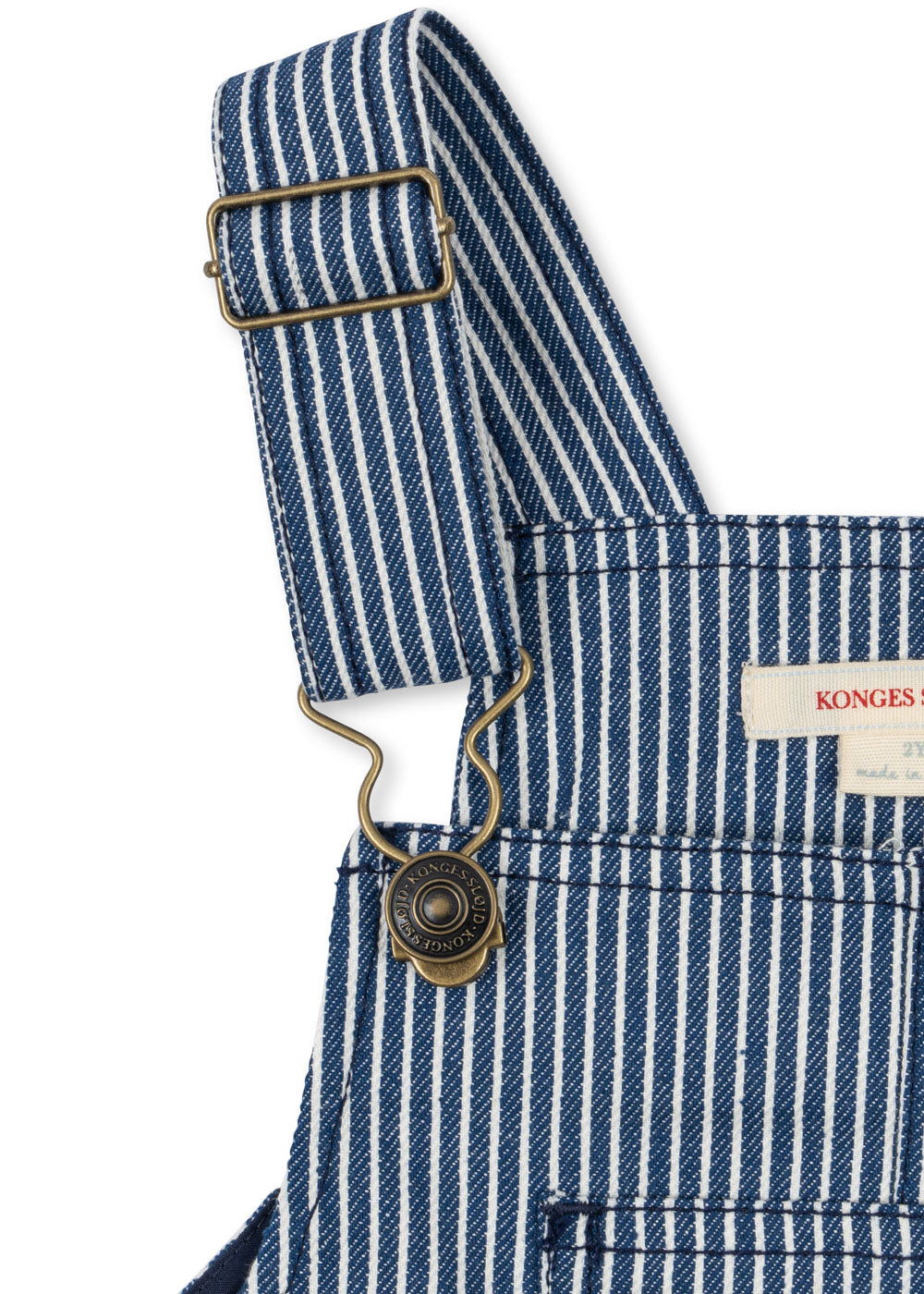 Luc Baby Overalls Blue Stripe