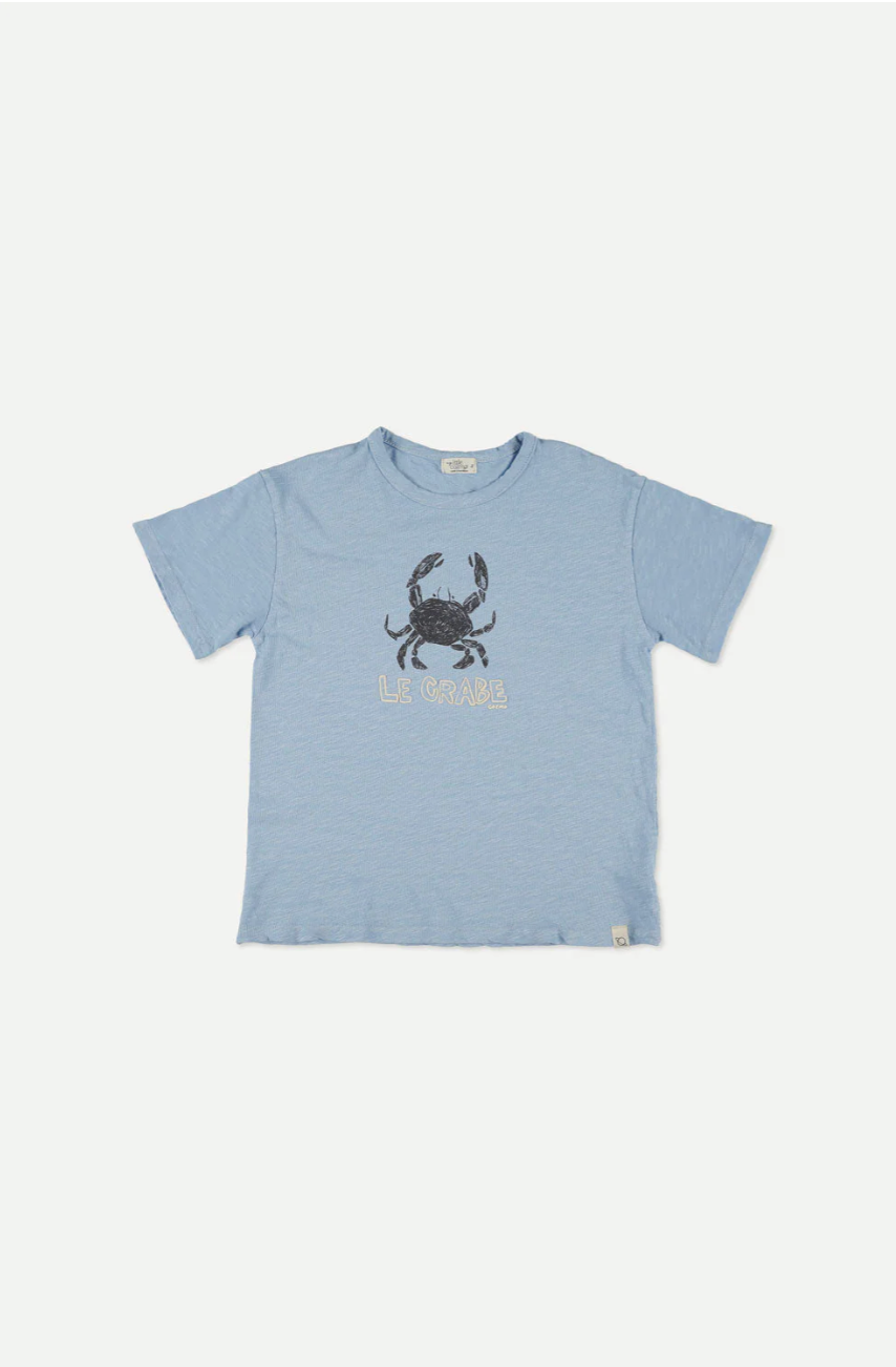 Slub Print T-Shirt Crabe