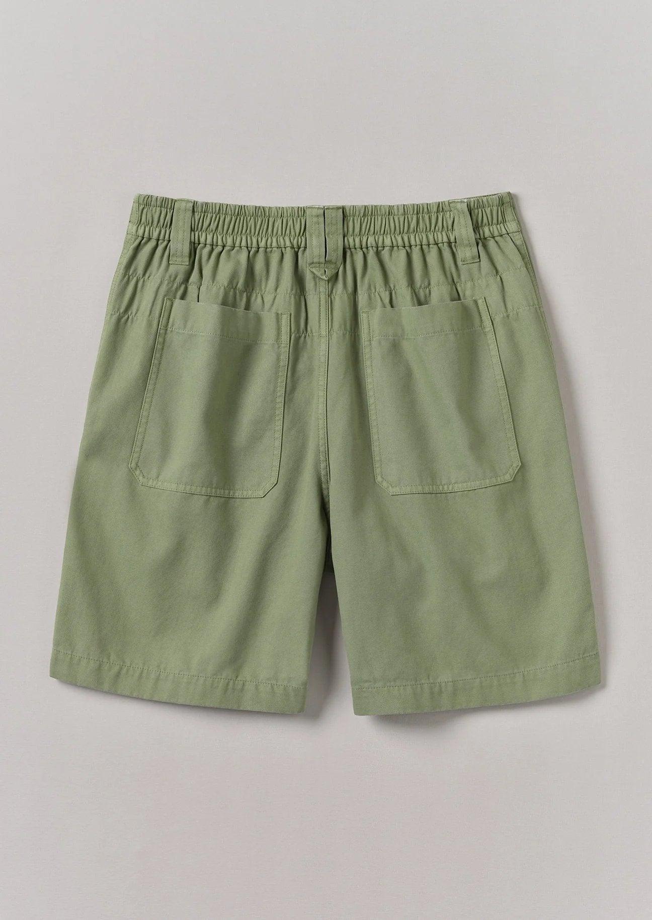 Rory Cotton Canvas Shorts Light Sage