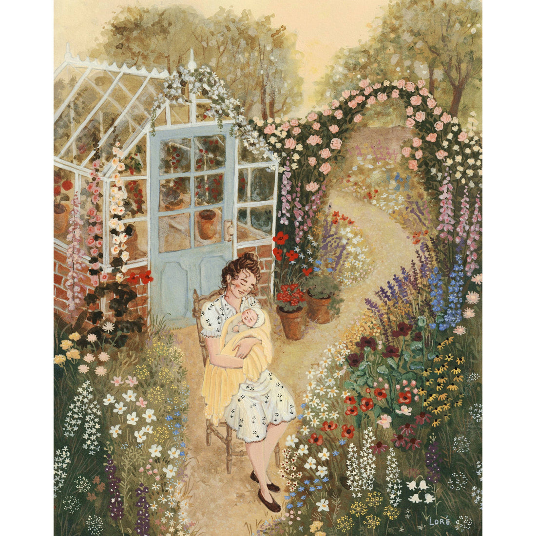 Where the Light Falls Art Print