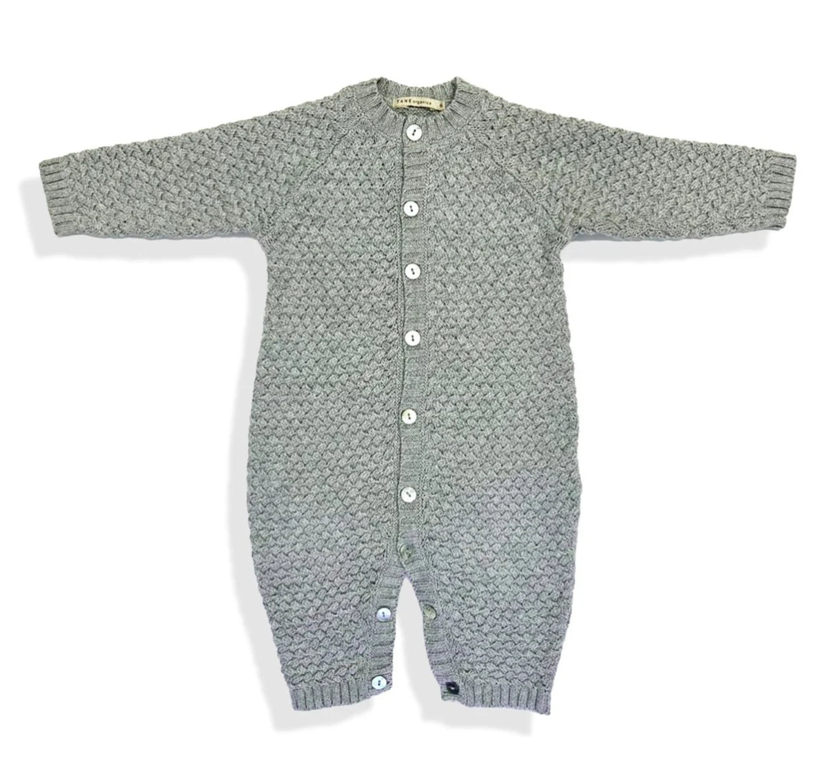 Lattice Stitch Coverall Graphite