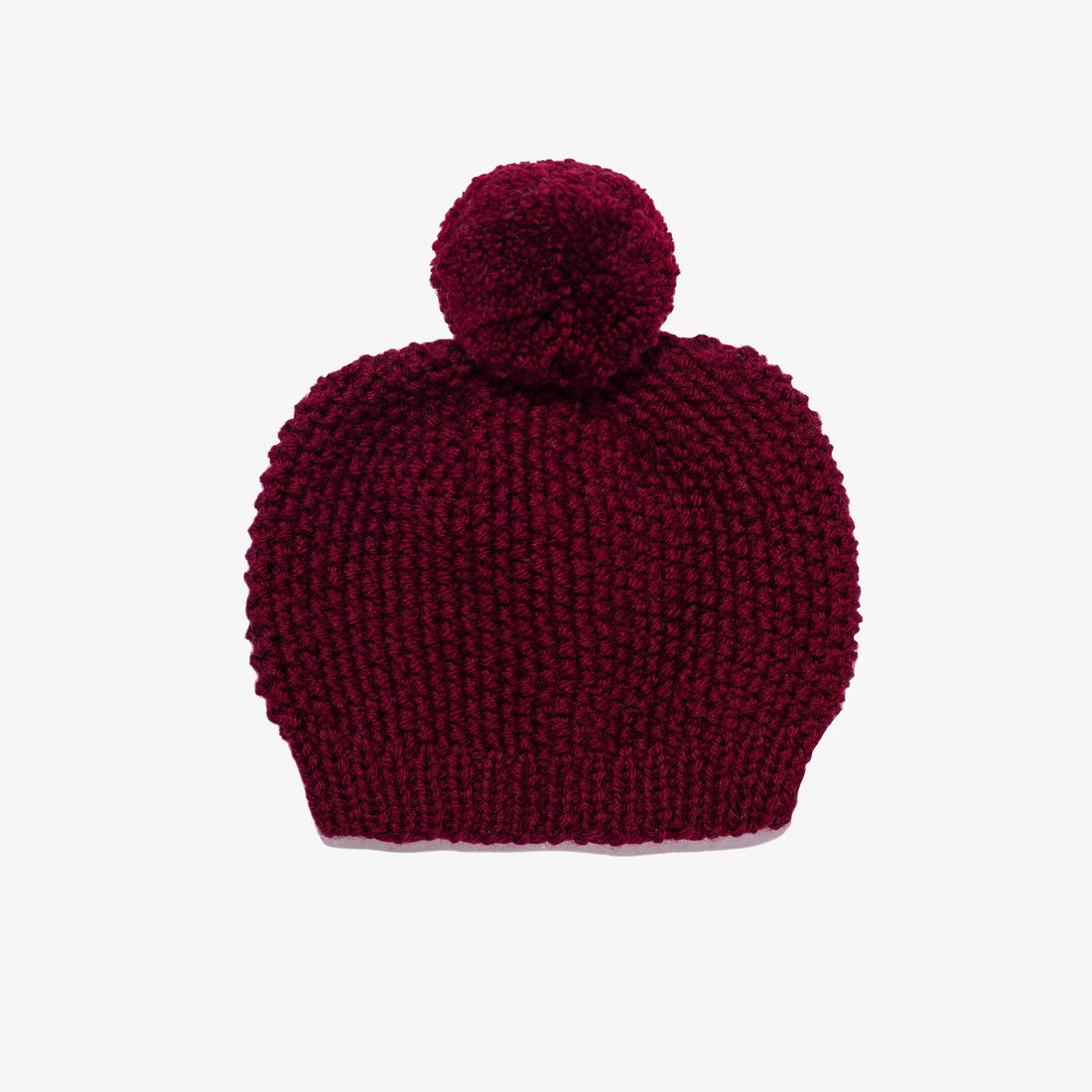 Handmade Cloud Bordeaux Cashmere Beanie