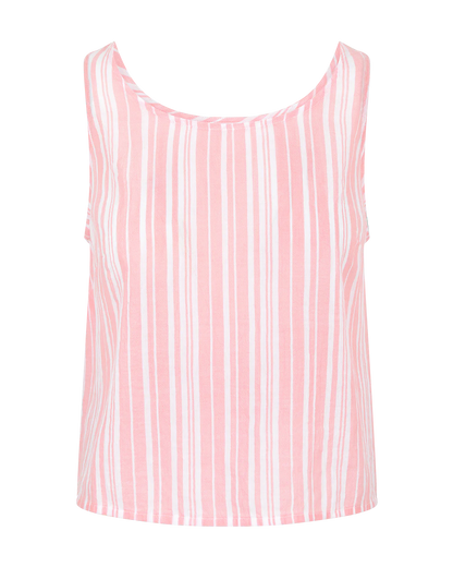 The Tank - Fondant Pink Stripe