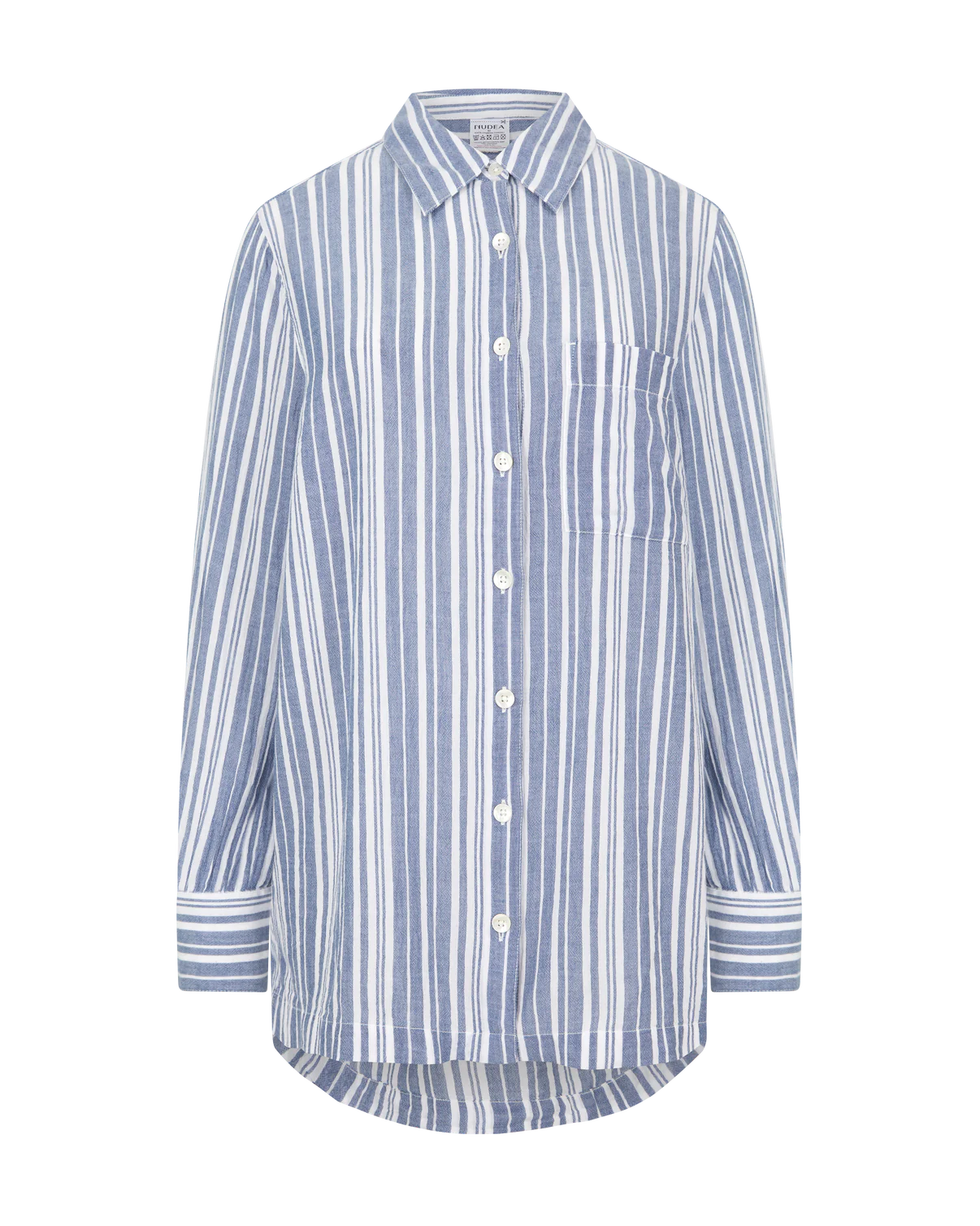 The Midi Shirt - French Navy Stripe