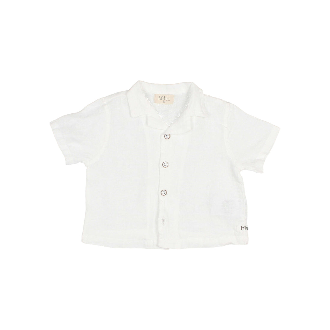 Baby Linen Shirt White