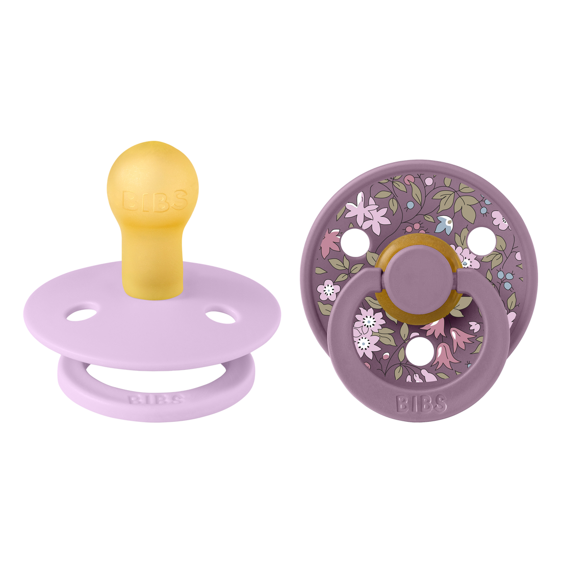 Bibs Pacifier x Liberty 2 Pack Chamomile Lawn - Violet Sky Mix