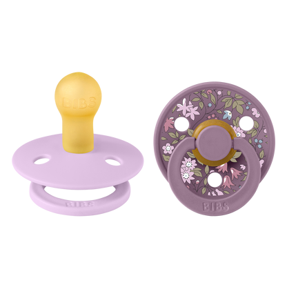 Bibs Pacifier x Liberty 2 Pack Chamomile Lawn - Violet Sky Mix