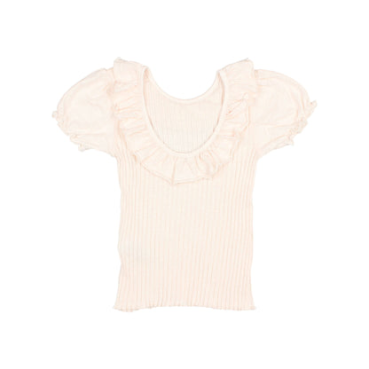 Rib Collar T-Shirt