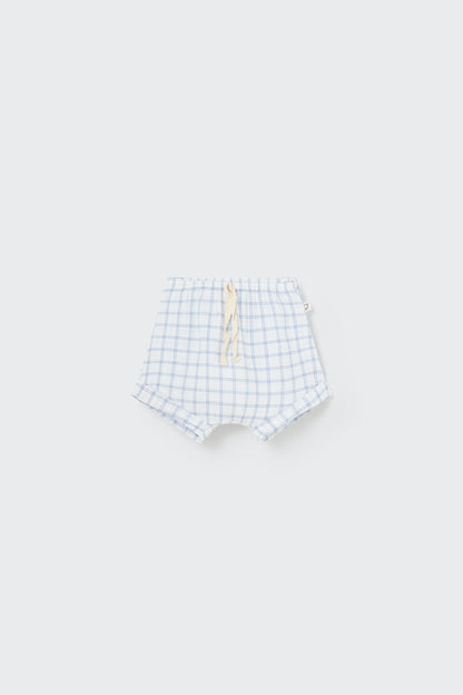 Organic Plaid Gauze Baby Set