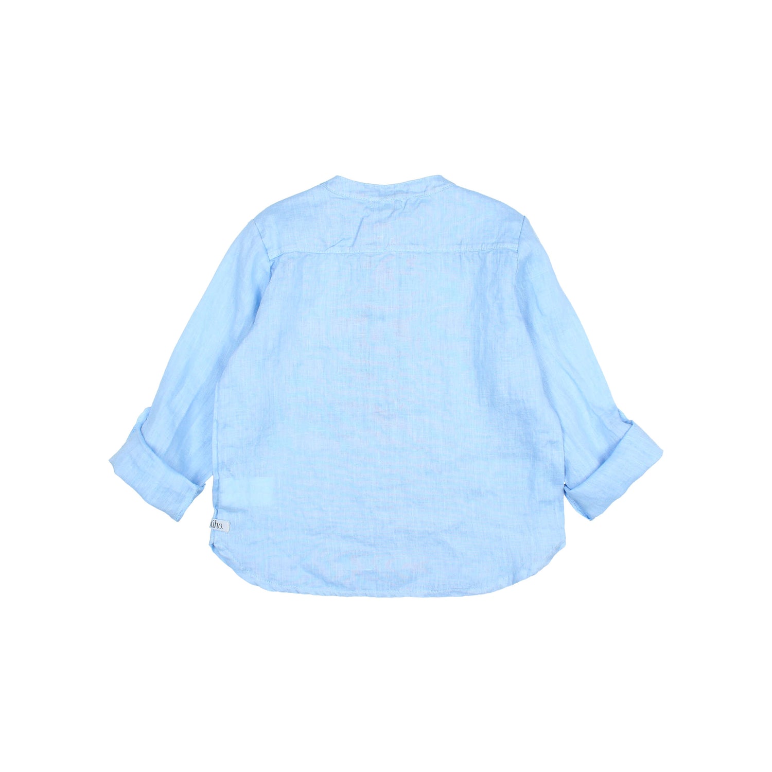 Linen Kurta Shirt Provence Blue
