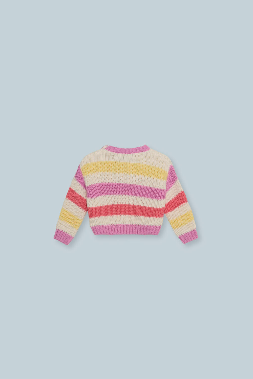 Celosia Baby Jumper Pink Lavander Stripes