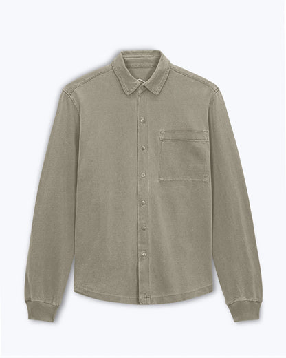 Featherweight Caza Knit Shirt - Kelp