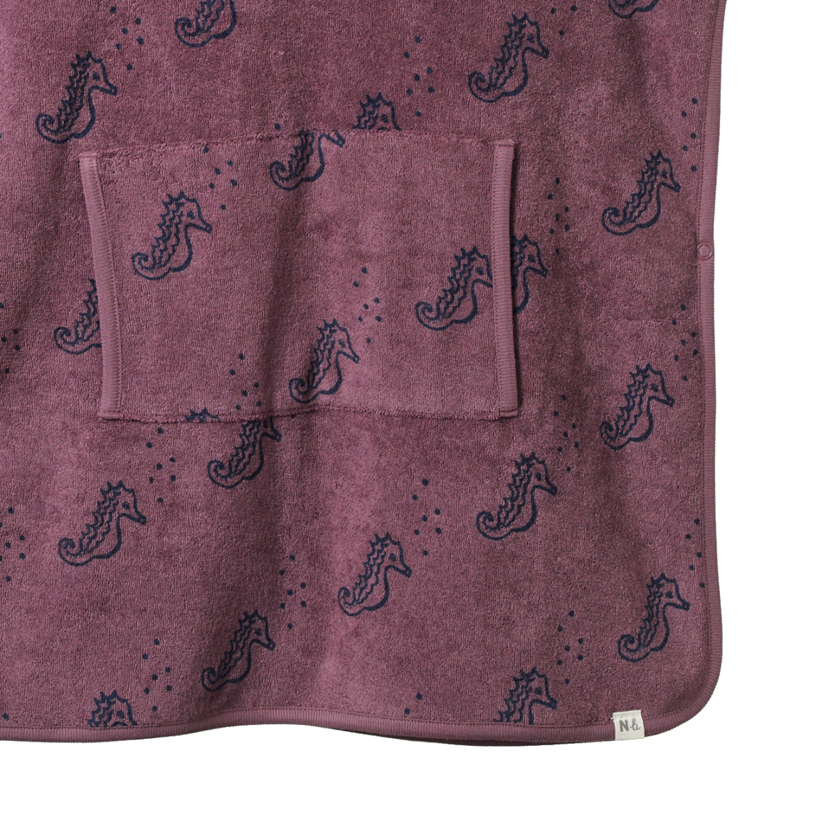 Poncho Towel Neptune Print