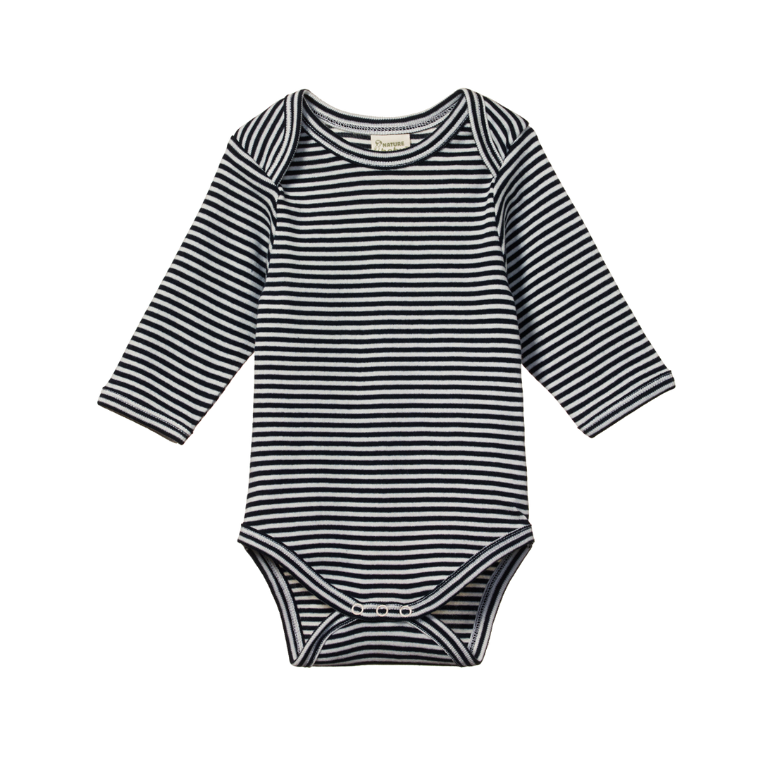 Long Sleeve Bodysuit - Navy Stripe