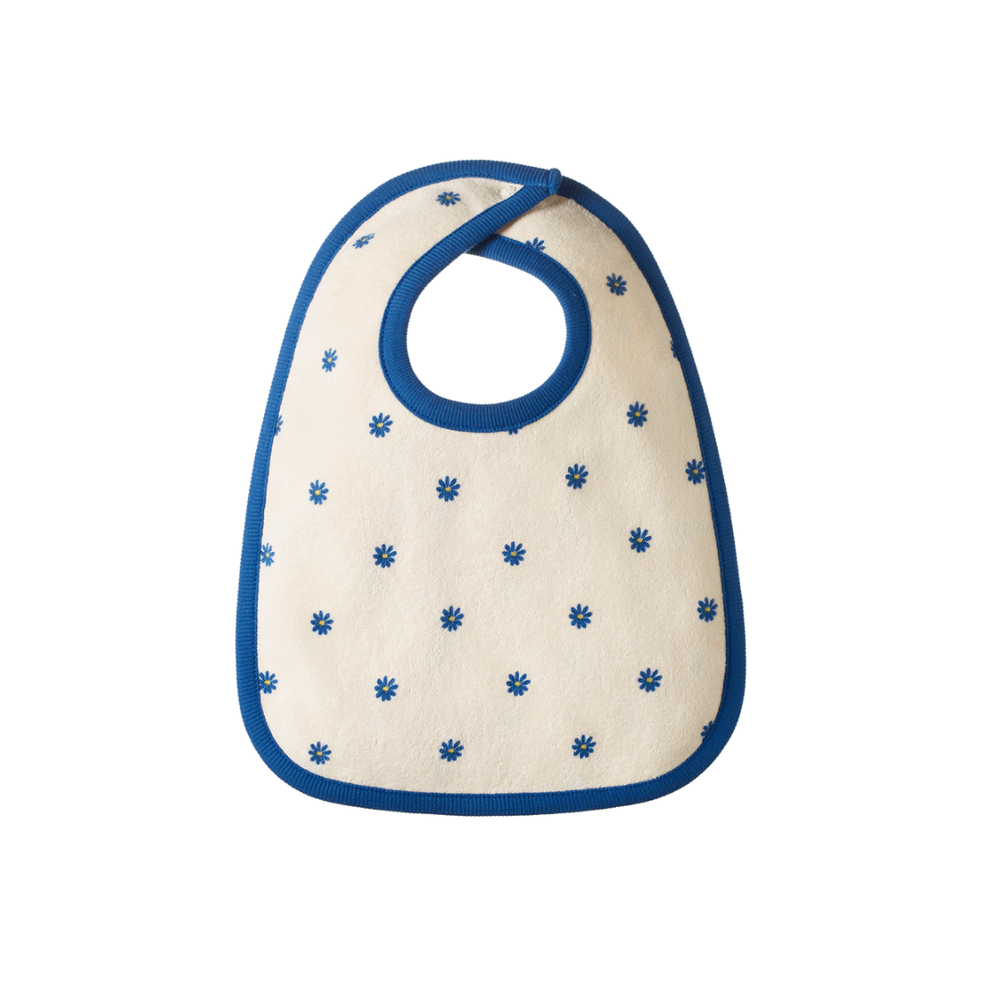 Reversible Bib Daisy Daze Blue Print
