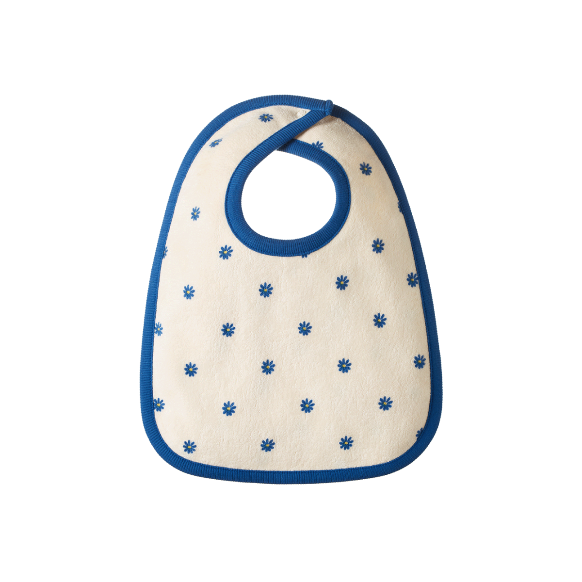 Reversible Bib Daisy Daze Blue Print