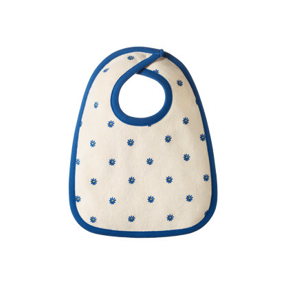 Reversible Bib Daisy Daze Blue Print