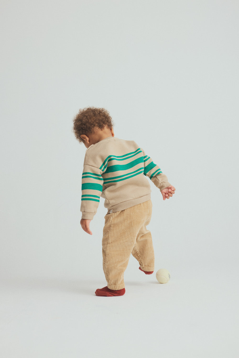 Corduroy Baby Pants - Stone