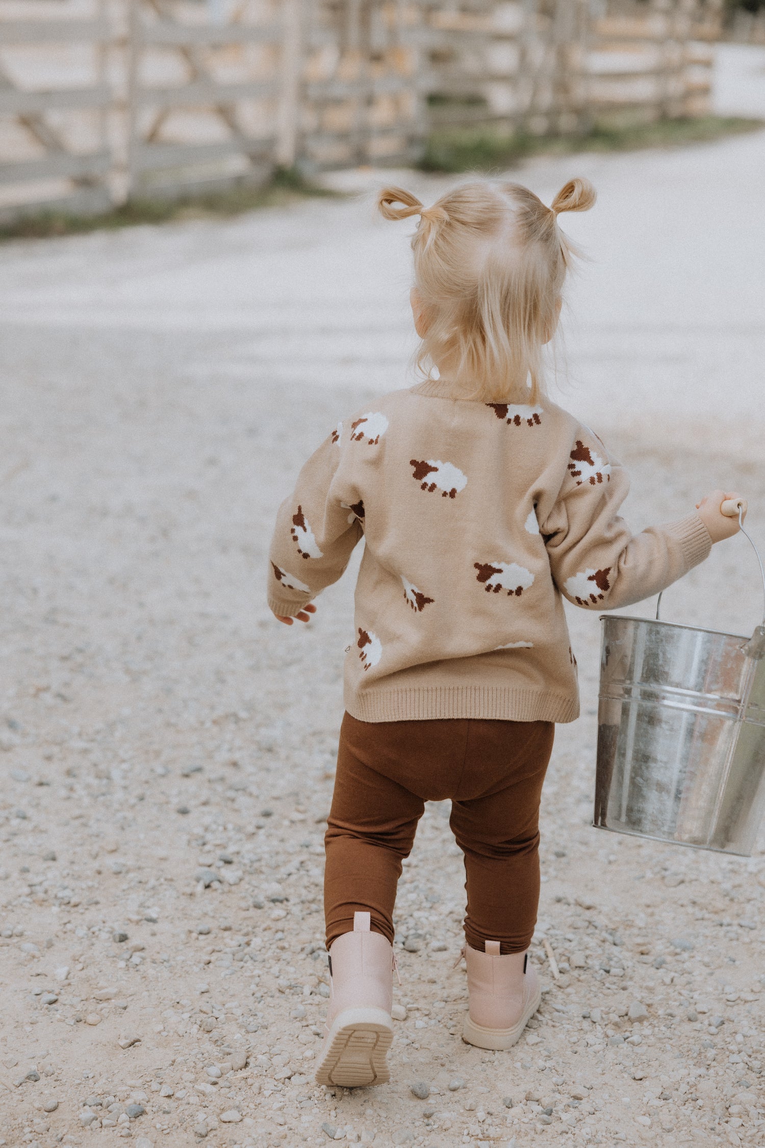 Baa Baa Sheep Jacquard Baby Sweater