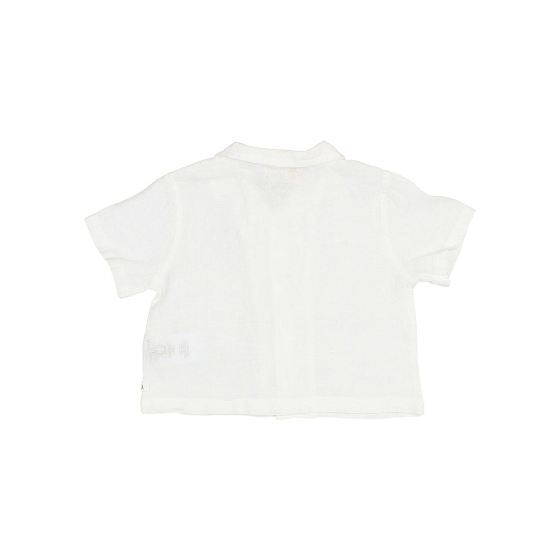 Baby Linen Shirt White