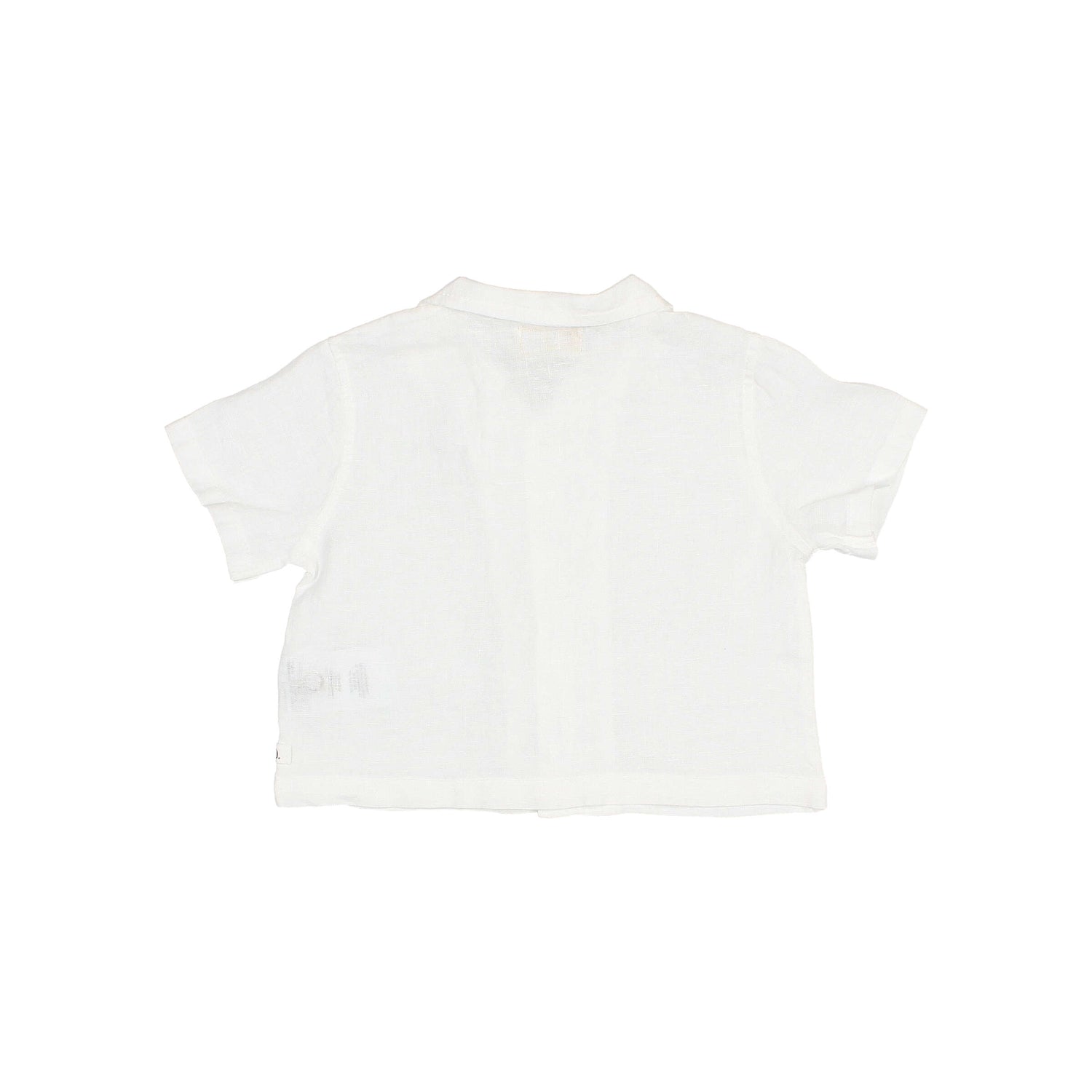 Baby Linen Shirt White