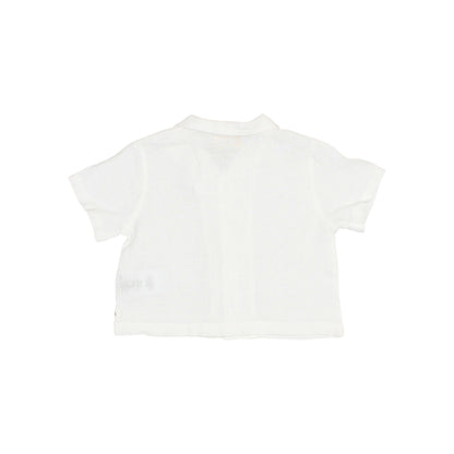 Baby Linen Shirt White