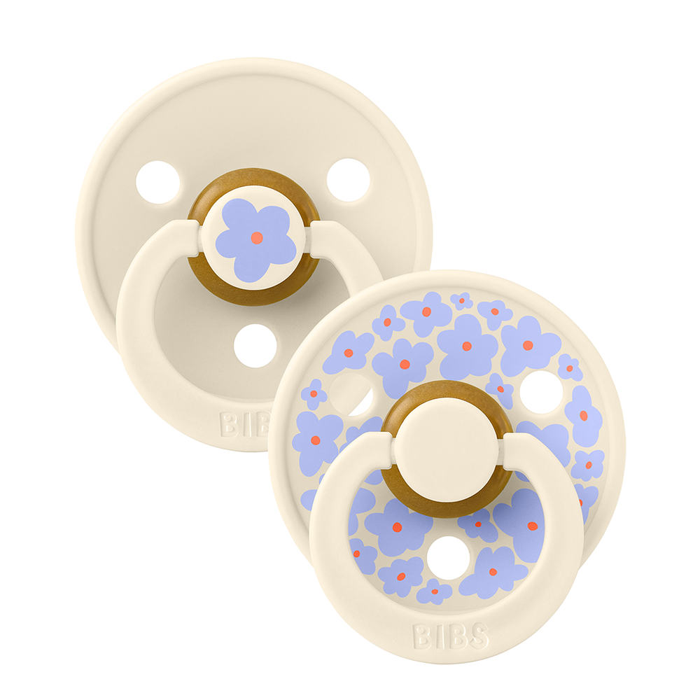 Bibs Pacifier 2 Pack - Ivory Mix