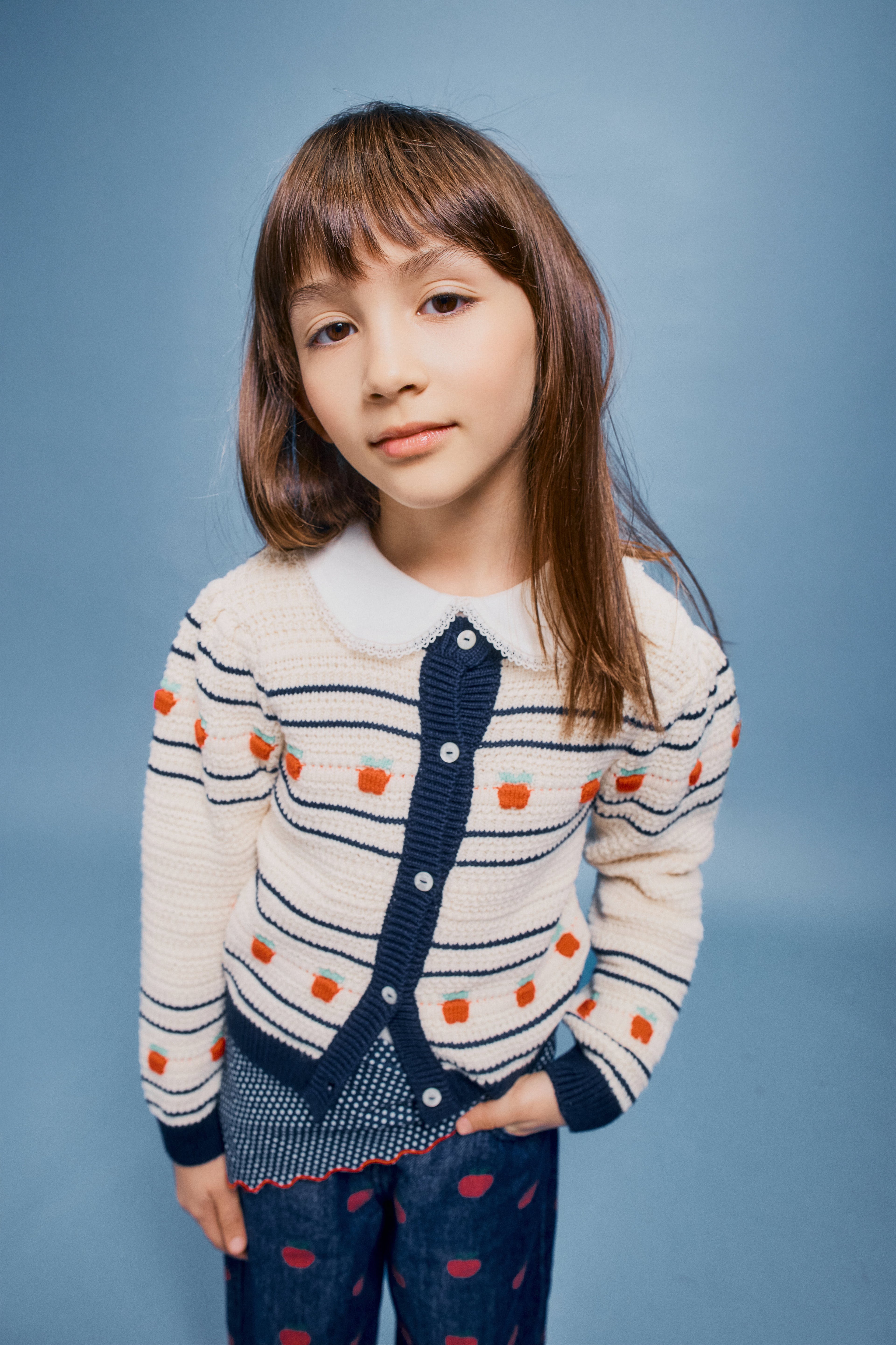 Daisy Cardigan - Fall Apple Knit